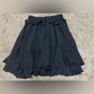 Storets Black Ruffle Skort Size S/M C-15